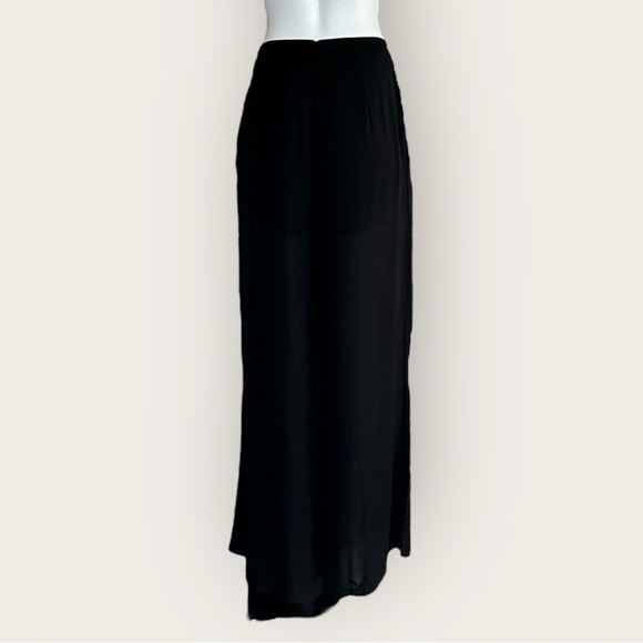 NWT | Krisa | Palazzo Slit Front Pants | Black | Medium - Picture 6 of 14